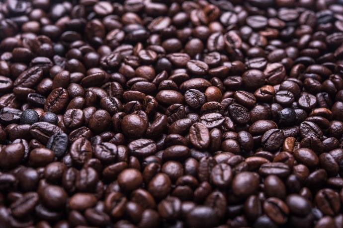 photograph of roasted coffee beans