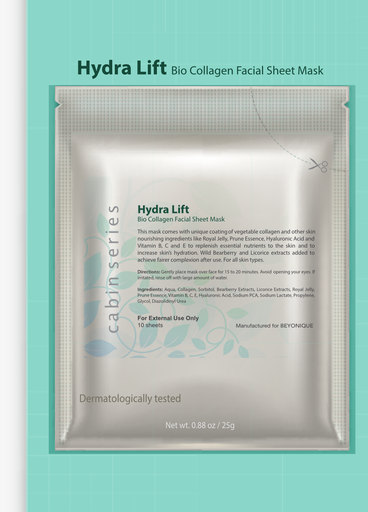 [BUE-BCHL-10IN1] BEAULITE Bio-Collagen Sheet Mask - Hydra Lift (10's)